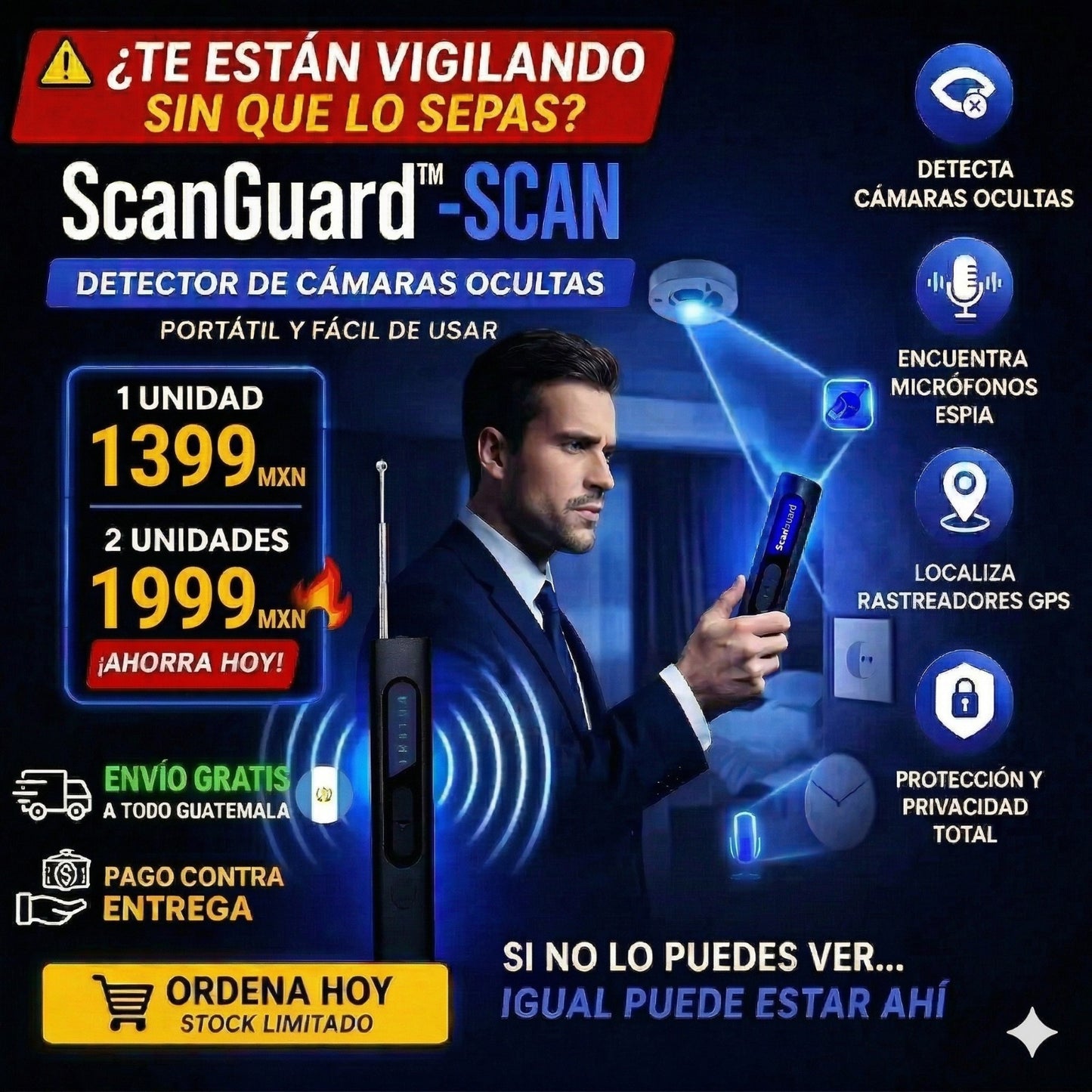 Detector de camaras-ScanGuard™